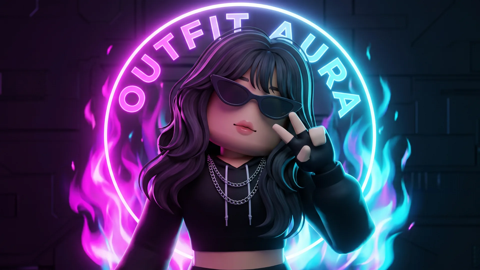 Outfit Aura Cat-Eye Streetwear